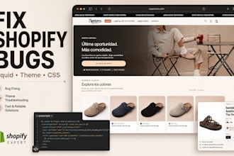 fix shopify bugs, liquid errors and theme issues