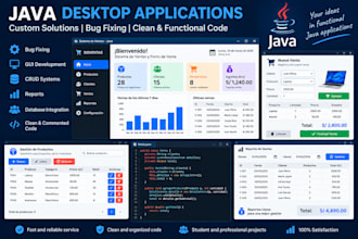 develop java desktop applications with gui