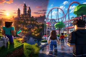 build minecraft and roblox maps, games and worlds