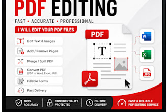 professionally edit, modify and convert your PDF files