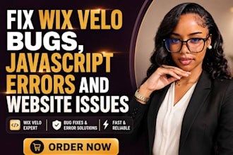 fix wix velo bugs, javascript errors and website issues
