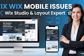 fix wix mobile responsiveness website layout and wix studio issues