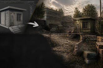 create custom dayz buildings, props, and environmental assets