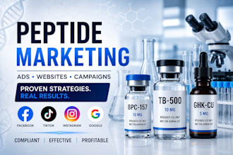 fix peptide ads issues, compliant peptide ads on facebook instagram and tiktok