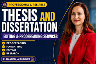 proofread, edit, format, and research your thesis or dissertation