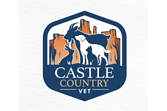 design professional veterinary clinic catering logo
