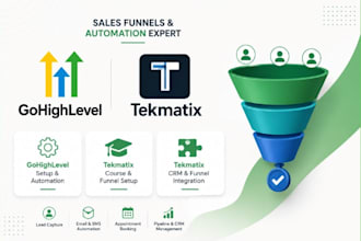 setup ghl membership gohighlevel tekmatix funnels and workflows