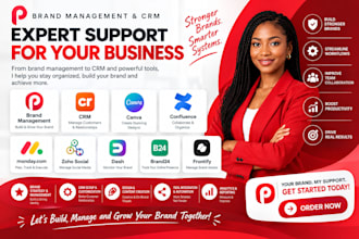 brand management crm canva confluence monday zoho social dash brand24 frontify