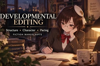 provide developmental editing for your fiction manuscript