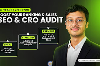 do advanced SEO and cro audit and consultation for your website