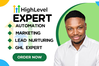 build gohighlevel crm workflows, lead nurturing and sales automation for coaches