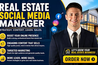 be your real estate smm and property social media marketing management