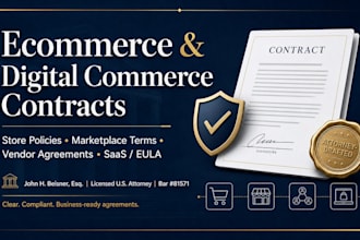 write bulletproof ecommerce vendor and supplier agreements