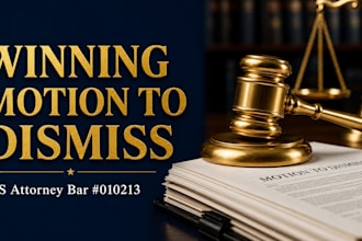 write a strategic motion to dismiss for your civil case