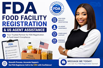 fda food facility registration and US agent assistance