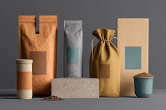 do pouch design, packaging design, and label design