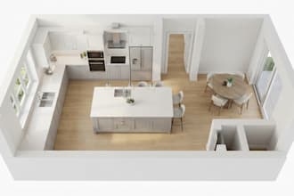 create kitchen millwork drawings, cabinet cut lists and realistic renderings