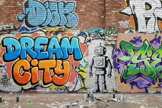 design graffiti designs, murals and wall arts