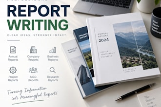 design a professional annual report, company report