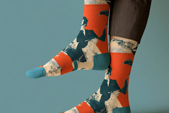 design custom and unique socks design