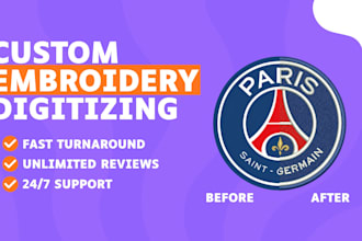 digitize embroidery patches and applique designs in dst pes