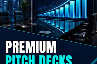 design a professional business pitch deck presentation