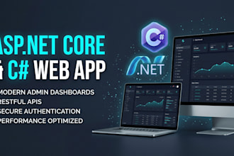 build asp net core c sharp web application and web API