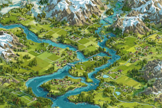 make vector map designs