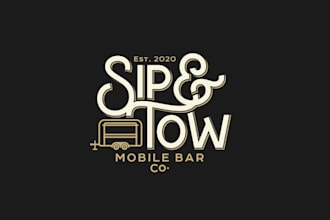 design custom mobile bar company logo