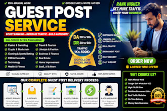 build high quality guest post backlinks for SEO agencies