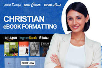 format your christian book, devotional and prayer journal for KDP