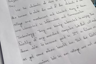 write anything with my beautiful handwriting
