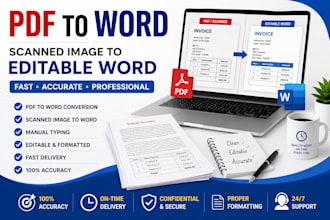 convert PDF and scanned images to editable word