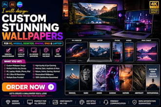 custom stunning wallpapers for PC, mobile, desktop, iphone, ipad and laptop