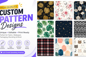 create customized pattern illustration