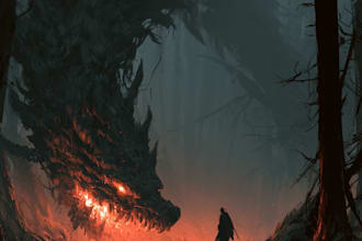 draw horror and dark fantasy illustrations