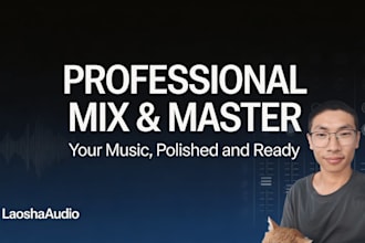 professionally mix and master your music