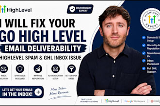fix go high level email deliverability highlevel spam ghl inbox issue