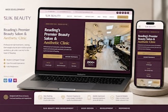 design a wordpress website for your beauty salon or aesthetic clinic