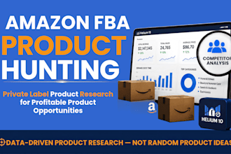 do amazon fba product research and product hunting