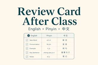 send a beginner mandarin PDF phrase pack