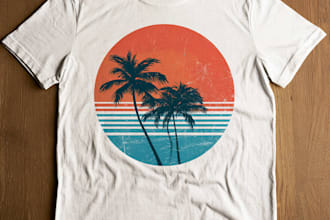 make vintage retro outdoor design for t shirt