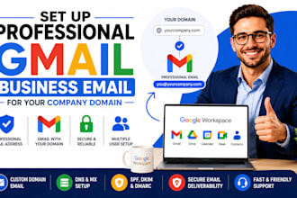 setup professional gmail business for your company domain