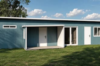create a detailed panel house project with bom