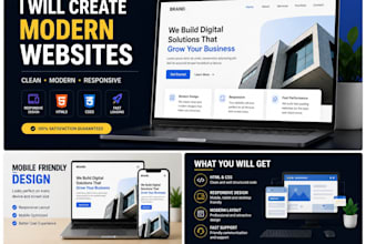 create modern websites design