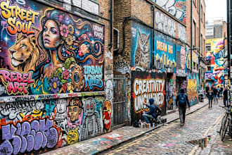 design graffiti designs, murals and wall arts