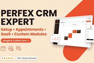setup perfex crm with custom modules perfex crm saas perfex crm developer