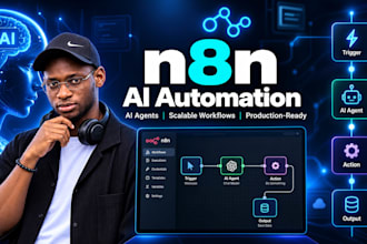 develop ai automation agents, n8n workflows and custom chatbots