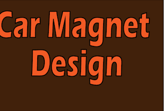 design car magnet, vehicle sign, door magnet, vehicle,
