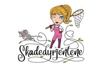 design pest control girls company logo